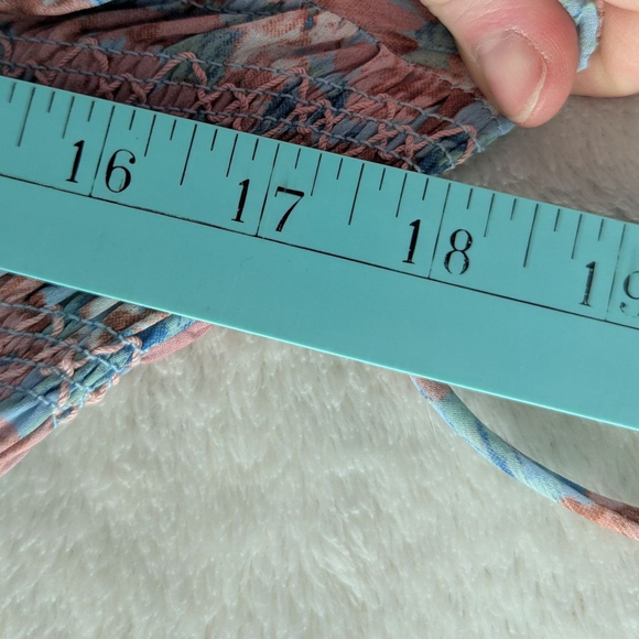 En Saison Adelina Midi Floral Pink Blue Midi Dress - Small - Picture 7 of 13